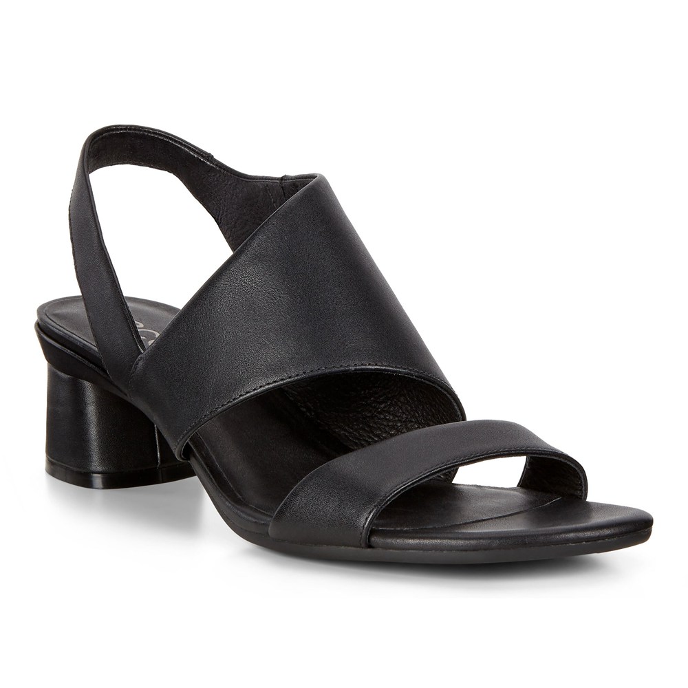 Sandalias Mujer - ECCO Elevate 45 Block Heel - Negros - ENM165437